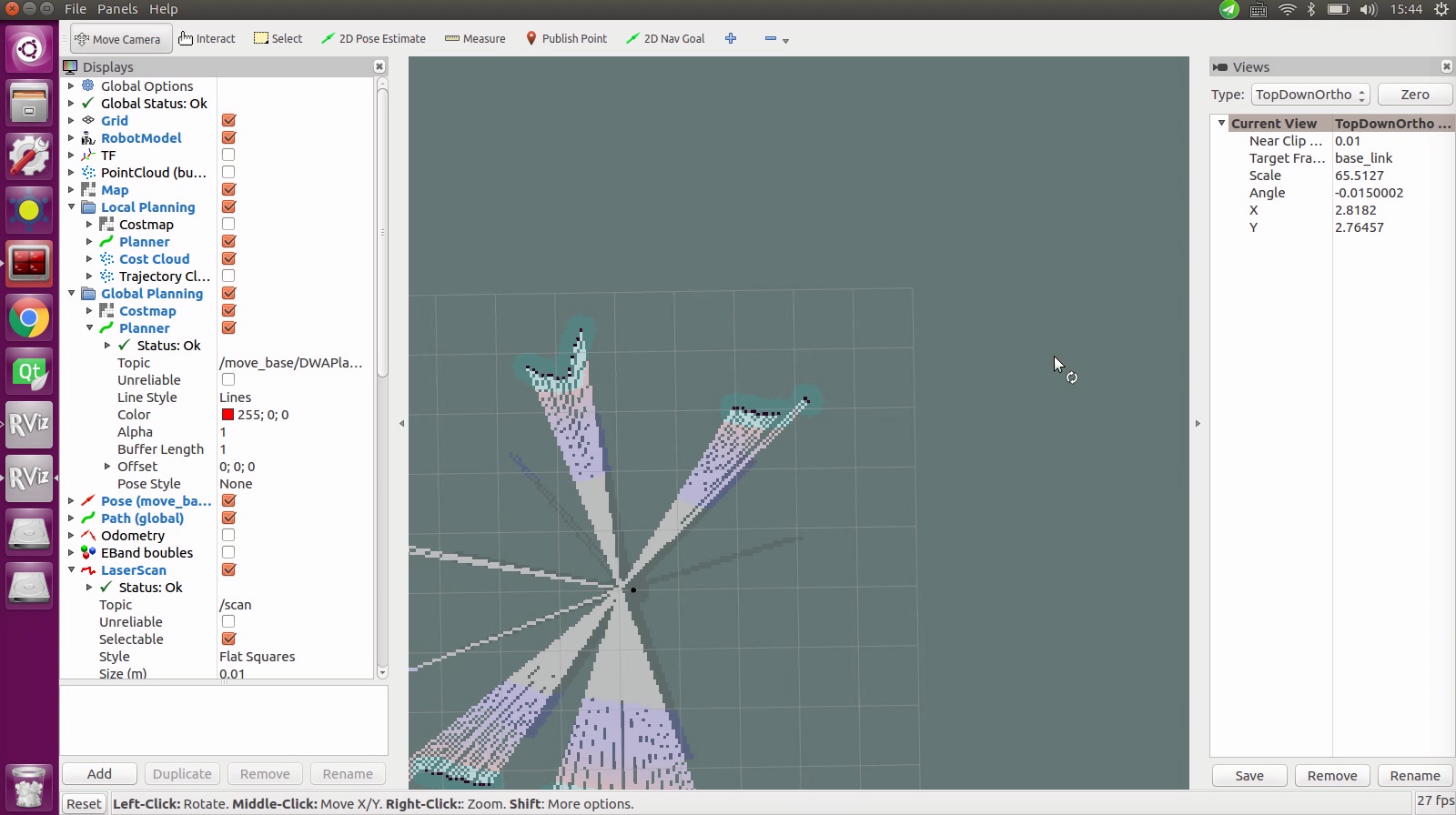 Gmapping initial map